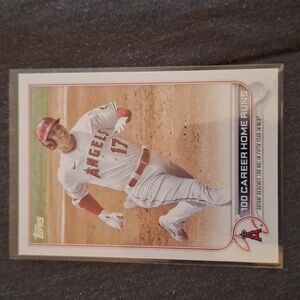 Shohei Ohtani 100 career home run card!!